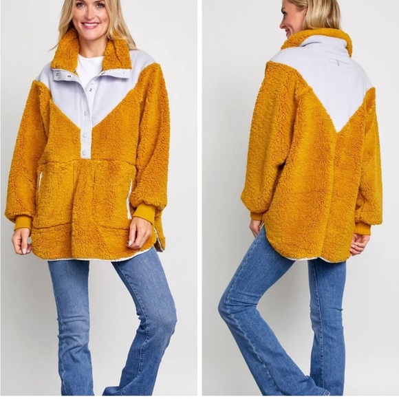 Free People Movement Fall to Rise Quarter Zip XL NWOT - Picture 3 of 6